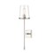 Z-Lite Callista 1 Light Wall Sconce, Polished Nickel & Clear 3032-1S-PN - alternate 1